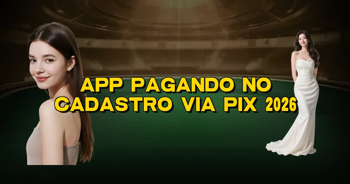 App Pagando No Cadastro Via Pix 2026 Oficial