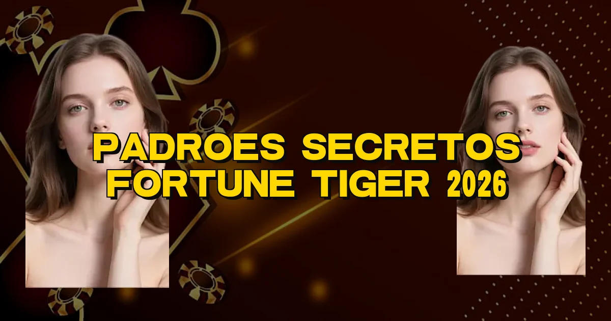 Padroes Secretos Fortune Tiger 2026 Oficial