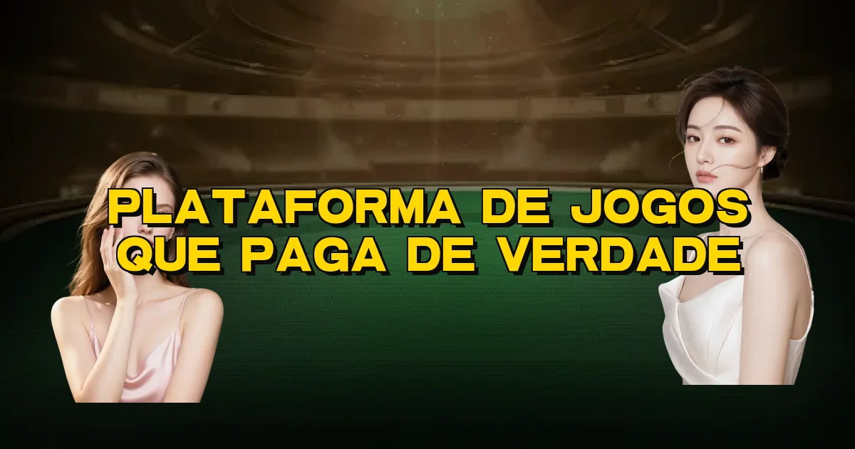Plataforma De Jogos Que Paga De Verdade Oficial